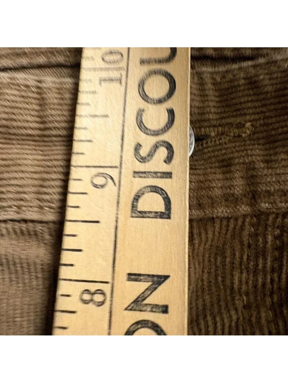 J.Crew 770 Straight Fit Corduroy Pants Mens 31x32 Brown Stretch Cotton Cord